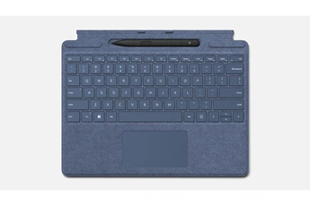 Clavier pour tablette Microsoft Clavier Signature pour Surface Pro avec stylet - Bleu Sapphire