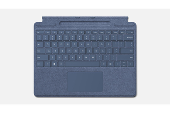 Clavier pour tablette Microsoft Clavier Signature pour Surface Pro X, 8 et 9 Bleu Sapphire