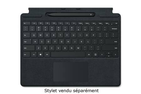 Clavier pour tablette Microsoft Type Cover Surface Pro 8 - Noir