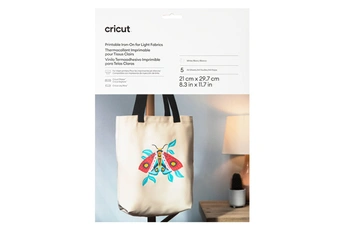 Cricut - Thermocollant Imprimable pour tissus clairs - Blanc