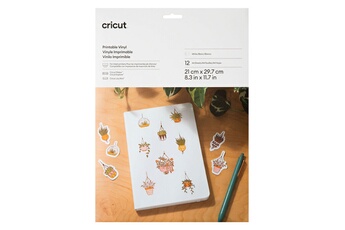Cricut - Vinyle Imprimable - Blanc
