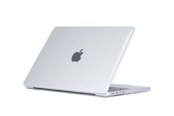 Coque composée à 35/40% de matériaux recyclés / Coque transparente pour personnaliser le MacBook / Les pieds en caoutchouc empêchent le MacBook de glisser / La partie inférieure améliore la dissipation de la chaleur