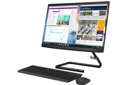 PC Tout-en-un LENOVO IdeaCentre AIO 24IRH9 U300 – 8Go RAM, 256Go SSD – Gris – Neuf