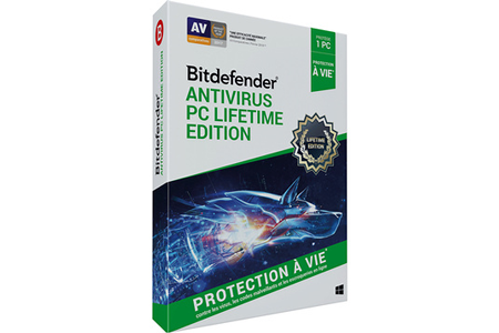 Logiciel Bitdefender ANTIVIRUS PC LIFETIME EDITION