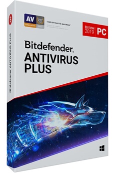 Bitdefender ANTIVIRUS PLUS 2019 Logiciel Sécurité Internet 1 PC 1 An