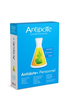 Logiciel Druide Antidote+ Personnel - Antidote 11 + Antidote Web + Antidote Mobile - PC ou Mac - 1 a