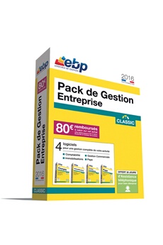 Log-pc ebp pack de gestion entreprise cl - 25 € de remise : code basket25