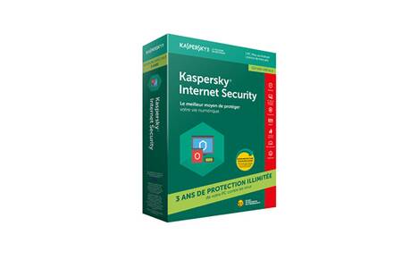 Logiciel Kaspersky Internet Security 2018 1 Poste / 3 Ans  KL1941F5ATS