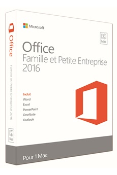 MICROSOFT Office Mac Home & Business 2016 