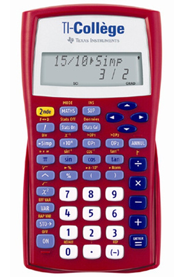 Calculatrice scientifique Texas Instruments TICOLLEGE ticollege