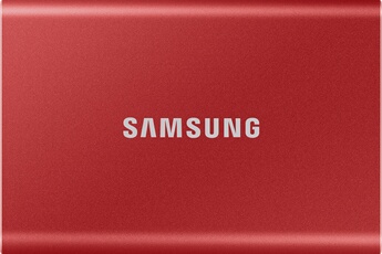Samsung - SSD externe Samsung SSD Externe T7 - MU-PC500R/WW - 500Go rouge