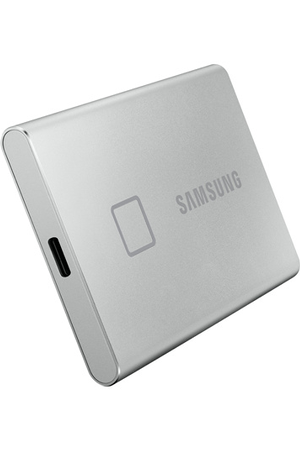 MU-PC500S/WW jusqu'à 1050 Mo/s SAMSUNG Disque SSD Portable T7 Touch 500 Go argenté Disque SSD Externe USB 3.2 