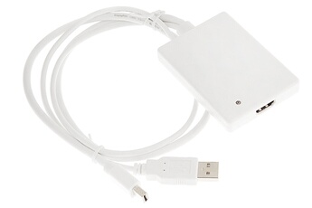 Cables USB Adaptateur Mini Display Port vers HDMI avec son via USB Urban Factory