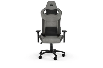 Amstrad ULTIMATE-BK-ICE Fauteuil / Chaise de bureau Gamer coloris noir &  blanche - coussin lombaire & appuie tête - Amstrad