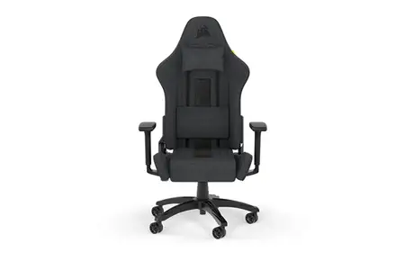 Chaise gaming Corsair TC100 RELAXED - Fabric (Grey and Black)