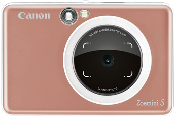 Canon Appareil photo instantané Zoemini S rose et imprimante portable