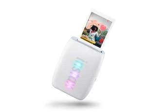 Fonctionnement en Bluetooth depuis votre smartphone grâce à l'application « instax Mini Link » / instax AiR Studio pour imaginer un décor aux effets AR (réalité augmentée) / Capteur de mouvement pour exécuter différentes fonctions (réimpression, changement de mode, zoom.) / Click to collage pour vivre l'expérience photobooth à la maison