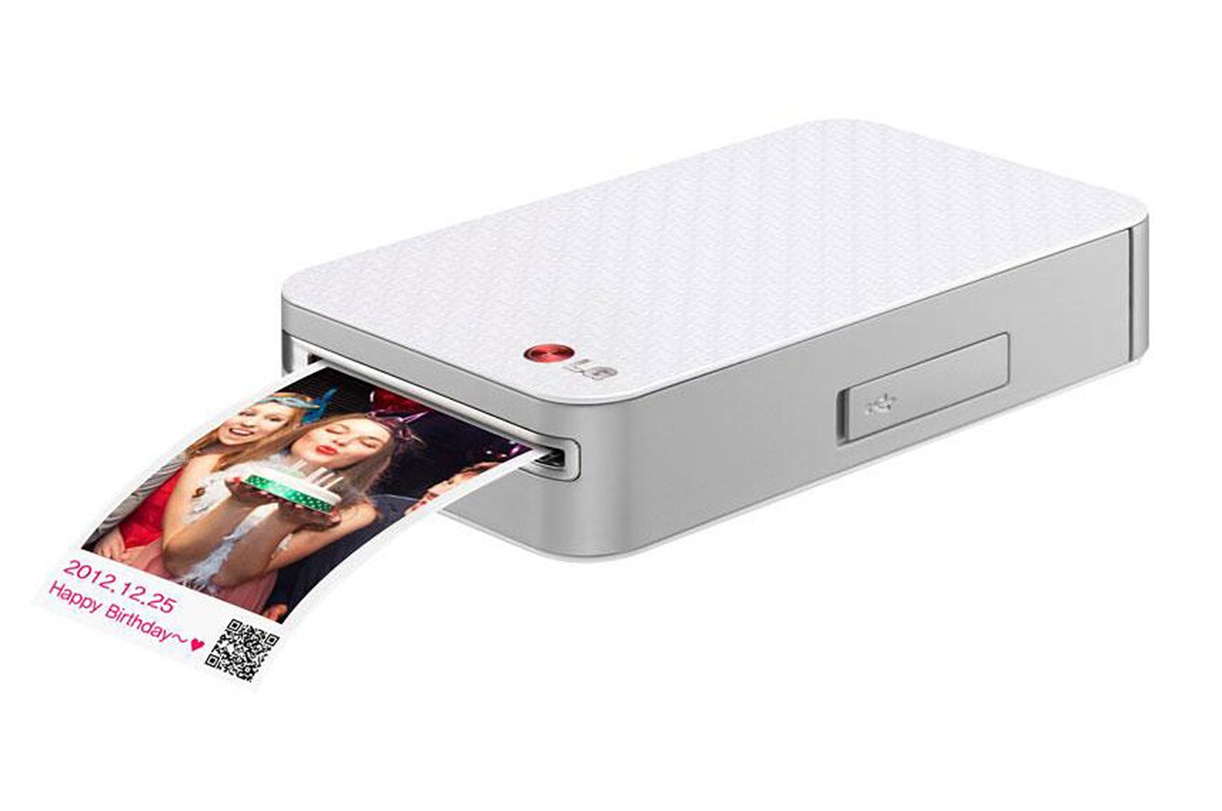 LG Pocket Photo PD251 - Imprimante Photo Portable Sans Encre - Bluetooth Pour Smartphones