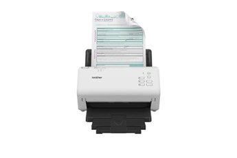 Conçu pour les professionnels ayant besoin d'un scanner rapide, efficace et connecté / Vitesse de numérisation jusqu'à 40 pages par minute / Chargeur automatique de documents (ADF) de 80 feuilles / Numérisation depuis le smartphone avec Brother Mobile Connect