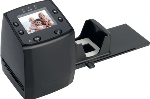 Scanner numérique Haute résolution convertit Les négatifs de Diapositives USB Scan Photo numérique Convertisseur de Film numérique LCD 2,4 Pouces 