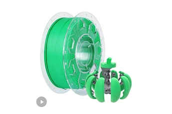 Consommable imprimante 3D Creality3d CR-PLA Green_1.75mm_1KG_transparent spool_black and white box