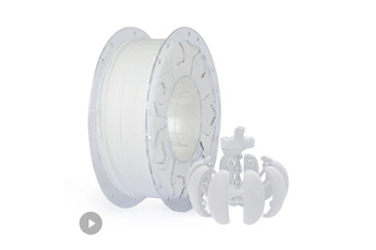 Consommable imprimante 3D Creality3d CR-PLA White_1.75mm_1KG_transparent spool_black and white box