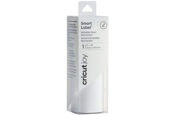 Cricut - JOY VINYLE INSCRIPTIBLE SMART LABEL13,9X121,9 cm -BLANC