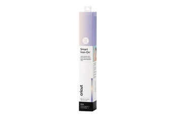 Cricut - Vinyle thermocollant bleu holographique 33 x 90 cm, compatible CRICUT EXPLORE et MAKER