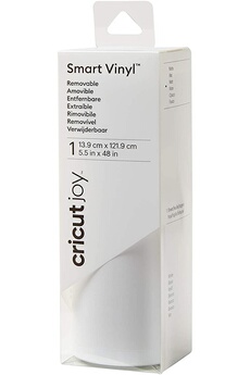 Cricut - Rouleau Smart Vinyl amovible 13,9x121,9cm blanc mat