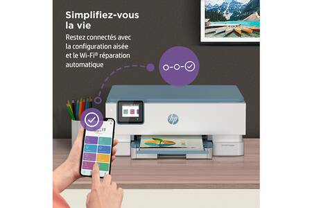 Imprimante HP Envy Inspire 7221e - Tout-en-Un Laser - Compacte Pour Bureau