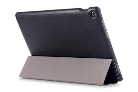 Étui Smart Cover IBROZ Pour Asus Zenpad 10 - Gris, Simili Cuir, Avec Fonction Magnétique