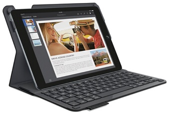 Logitech Type+ Étui de protection avec clavier intégré pour iPad Air 2 Noir