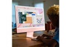 Apple iMac 24" 256 Go SSD 8 Go RAM Puce M1 CPU 8 cœurs GPU 7 cœurs Argent Nouveau Clavier Pavé Numérique Touch ID photo 4