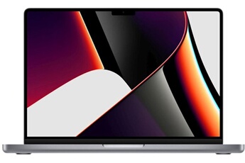 Écran Liquid Retina XDR 14,2" 3024 x 1964 pixels / Puce Apple M1 Pro 8 cours avec 6 cours hautes performances et 2 cours à haute efficacité énergétique / Mémoire unifiée 16 Go - 512 Go SSD - GPU intégrée 14 cours + Neural engine 16 coeurs / Batterie lithium-polymère intégrée de 70 Wh jusqu'à 11 heures d'autonomie en navigation web en Wifi !