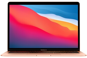MacBook Apple MacBook Air 13 512 Go SSD 8 Go RAM Puce M1 Or Nouveau