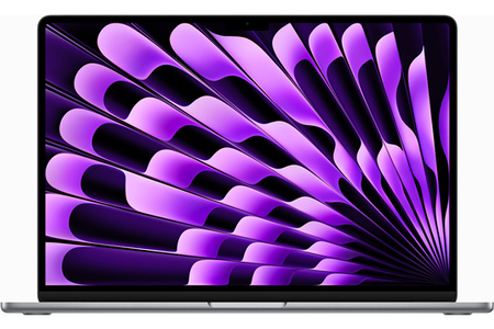 MacBook Apple MacBook Air 15,3'' 256Go SSD 8Go RAM Puce M2 CPU 8 coeurs GPU 10 coeurs Gris sideral Nouveau