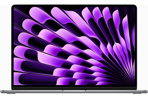 Apple MacBook Air 15,3'' 512Go SSD 8Go RAM Puce M2 CPU 8 coeurs GPU 10 coeurs Gris sideral Nouveau