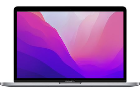 MacBook Apple MacBook Pro 13" 256Go SSD 8Go RAM Puce M2 CPU 8 cœurs GPU 10 cœurs Gris sidéral Nouveau