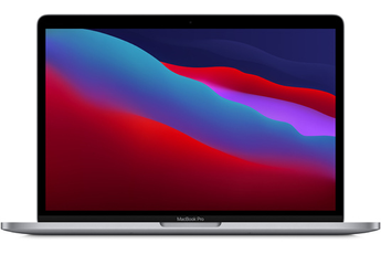 MacBook Apple Apple MacBook Pro 13 Touch Bar 2 To SSD 16 Go RAM Puce M1 Gris sidéral Nouveau