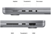 Apple MacBook Pro 14" 1 To SSD 32 Go RAM Puce M2 Max CPU 12 cœurs GPU 30 cœurs Gris sidéral Nouveau photo 6