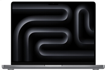 Écran Liquid Retina XDR 14,2" 3 024 x 1 964 / Puce Apple M3 Pro 11 cours avec 6 cours de performance et 5 cours à haute efficacité énergétique / Mémoire unifiée 18 Go - 512 Go SSD - GPU Next-Gen "Dynamic Caching & Ray Tracing" 14 cours / Batterie lithium-polymère intégrée, jusqu'à 18 heures d'autonomie