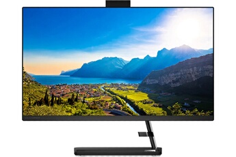 Lenovo - PC tout en un Lenovo IdeaCentre AIO 3 27ALC6 AMD Ryzen 5 5500U RAM 8 Go DDR4 512 Go SSD AMD Radeon Graphics