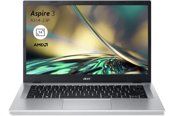 Acer Aspire 3 14 A314-23P - Ryzen 5 7520U 16 Go RAM 512 Go SSD Argent AZERTY
