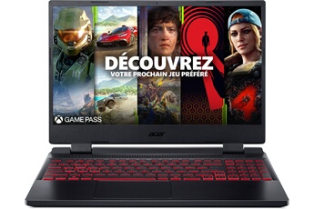 Pc Portable Gaming Acer Nitro 5 An515-58-72Mj 15,6" Intel Core I7 16 Go Ram 512 Go Ssd Noir Vitreux + 1 Mois D'Abonnement Xbox Game Pass