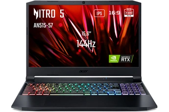 PC portable Acer gaming Nitro 5 AN515-57 15.6 FHD 144Hz Intel Core i7 11800H RAM 16 Go DDR4 512 Go S