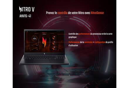 PC Portable Acer Nitro 5 Gaming – I5 11e, RTX 3070, 16 Go RAM, 512 Go SSD – 17,3''