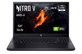 Ecran 15,6" Acer ComfyView LCD - Technologie IPS (Dalle Mate) / Processeur AMD RyzenT 7 7735 HS (jusqu'à 5.2 Ghz) - NVIDIA® GeForce RTXT 4060 / RAM 16 Go DDR5 - Stockage 512 Go SSD / Windows 11 - Wi-Fi 6E AX - Bluetooth 5.1