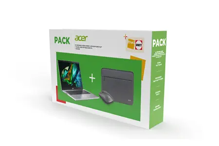 PC portable Acer Pack FNAC-DARTY Aspire A315-510P-32E9 15.6 Intel