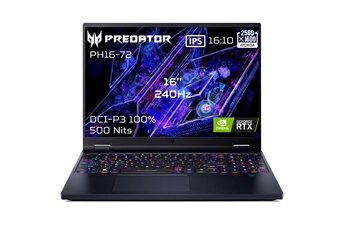 IPS 2560 x 1600 (WQXGA) @ 250 Hz - 2.5 / - Processeur : Intel Core i9 + Puce ou carte graphique : Nvidia GeForce RTX 4080 / 32 Go RAM 1024 Go SSD / Windows 11 Home ; Bluetooth ; Wi-Fi