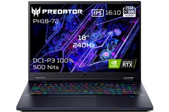 Ecran 18" WQXGA IPS (Dalle Mate) 16:10 240Hz / Processeur Intel® CoreT i9 14900HX (jusqu'à 5.8 Ghz) - NVIDIA® GeForce RTXT 4080 / RAM 32 Go DDR5 - Stockage 2 To SSD / Windows 11 - WIFI 7 - 802.11 ax/be - Bluetooth 5.3
